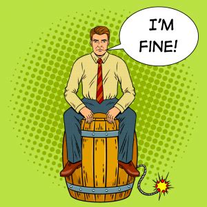 powder keg synonym|sitting on a powder keg.
